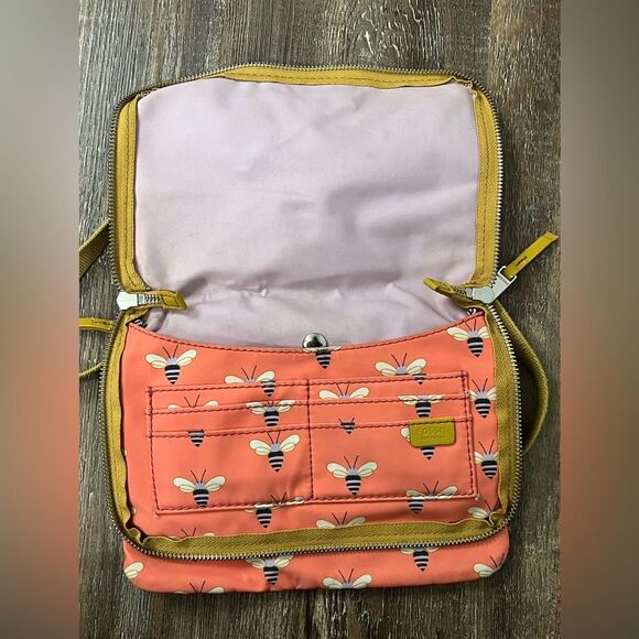 Fossil Cottagecore Bumblebee Print Nylon Crossbody Bag - Picture 11 of 11